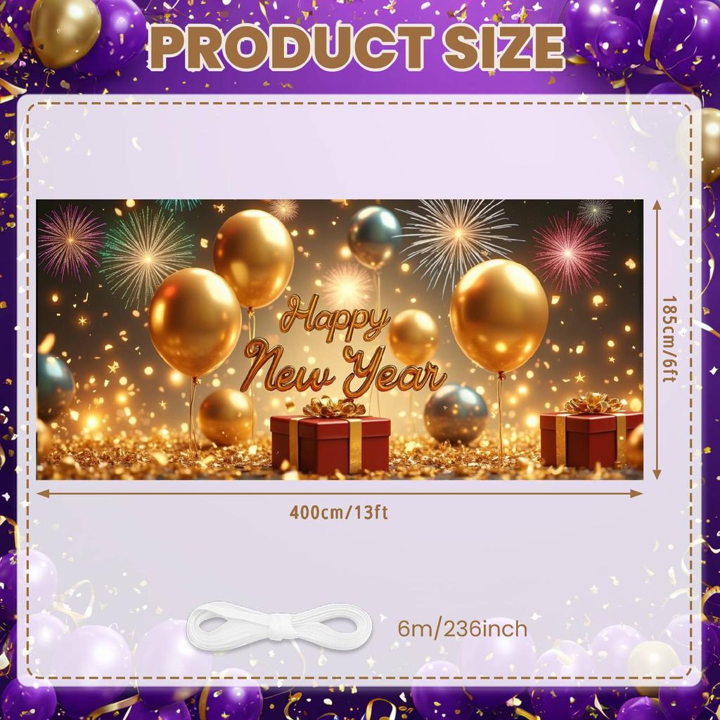 Фотореквизит для Нового года Блестящие элементы Праздничный фон Декор для Нового года Фон Легкий материал Фон для праздничного мероприятия