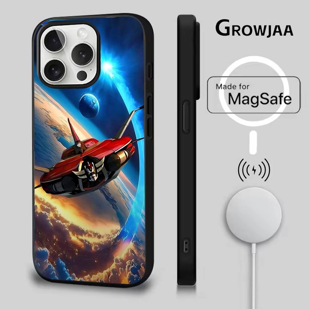 Чехол для телефона UFO Robot G-Goldorak для iPhone 17,16,15,14,13,12,11,Pro,Max,Plus,Mini,SE4,E Магнитный Magsafe Беспроводная зарядка