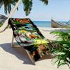 Animals Jungle Wildlife Collage Design Beach towel quick-drying for travel outdoor sports jogging beach and swimming