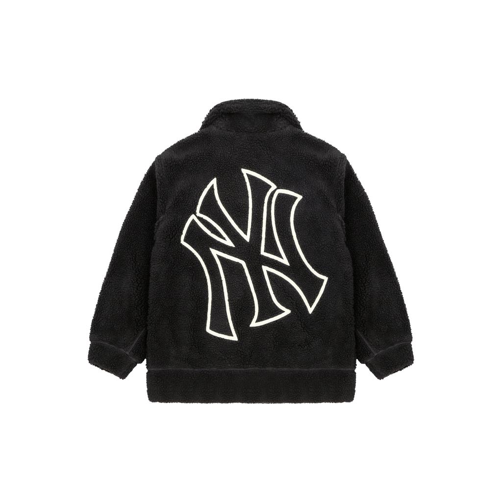 New MLB New York Yankees Velvet Jackets Unisex Black 3AJPF0216-50BKS