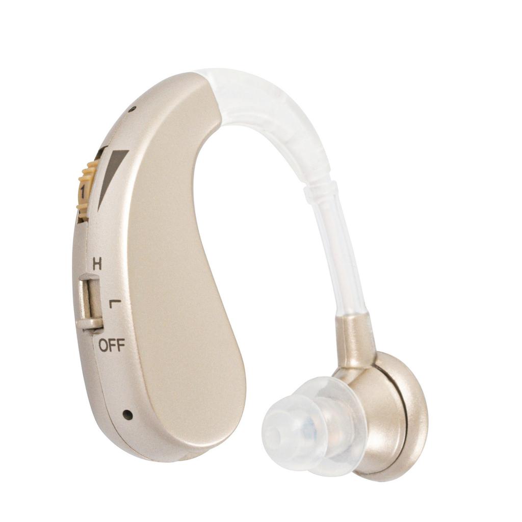 Усилитель слуха Шумоподавление Перезаряжаемый Чистый Звук Слушающие Инструменты для Пожилых Людей Золотой ЕС