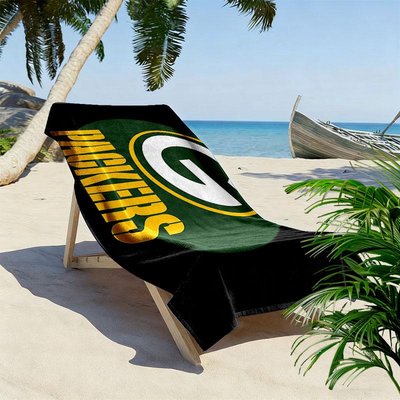 Steelers logo Print Beach Towel, Large Soft Quick Dry Towel for Beach Camping Swimming
