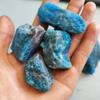 Натуральный камень Голубой апатит Сырьевые минералы Кристаллические камни Кристаллы Исцеление Рейки Домашний декор Духовные продукты Медитация