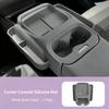 Car Integrated Center Console Silicone Protective Pad For 2026 Xpeng MONA L03 Wireless Charging & Cup Holder Full-Surround Cover