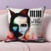 Singer MMarilyn MManson album Pillow Case Ultra Soft Skin Friendly Fabric Cloud Like Comfort  Concealed Zipper