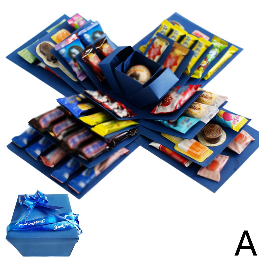 Создайте уникальную взрывную коробку-сюрприз для памятных подарков ко Дню святого Валентина и свадьбе V3Q1