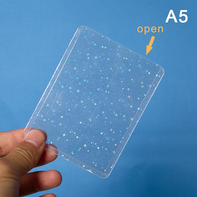 10 шт., звезда, любовь, сердце, Kpop, фотокарта с верхней загрузкой, рукава для фотокарточек, защитный чехол для фотокарточек с изображением идола