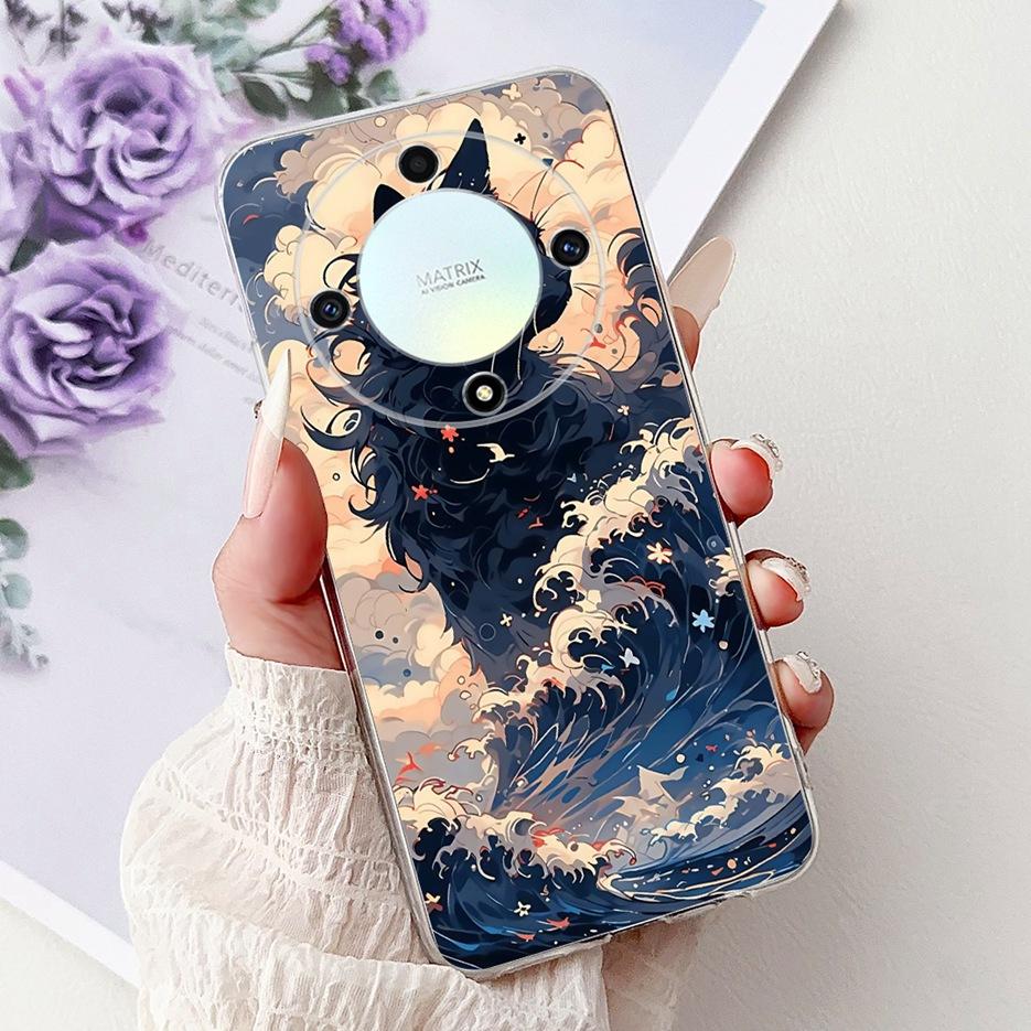 Чехол для Honor X9a Magic5 Lite Популярный Роскошный Расписной Чехол Мягкий Тонкий Чехол для Телефона Для Honor Magic 5 Lite HonorX9a Задняя Крышка Сумки