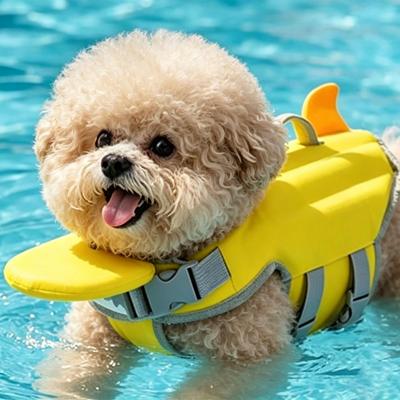 Спасательный жилет для собак с ручкой для спасения Водонепроницаемый жилет для плавания собак Плавающий жилет для щенка маленькой и средней собаки Бассейн для домашних животных Уличный