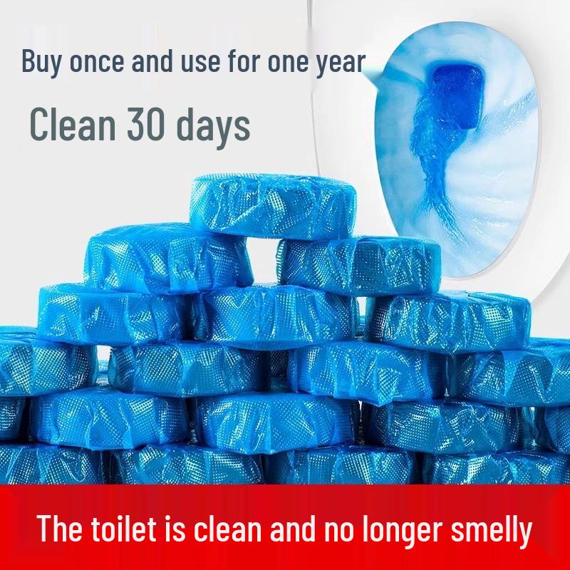 Набор из 3 антибактериальных средств для чистки унитаза: Мощная дезодорация, ароматное удаление накипи, длительный устранитель запаха