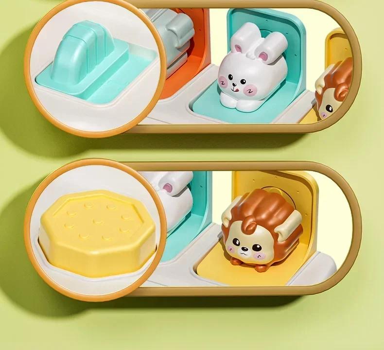 Монтессори Всплывающие игрушки с животными и Обучающие коробки Развивают логическое мышление и моторику Подходят для подарка на день рождения ребенка