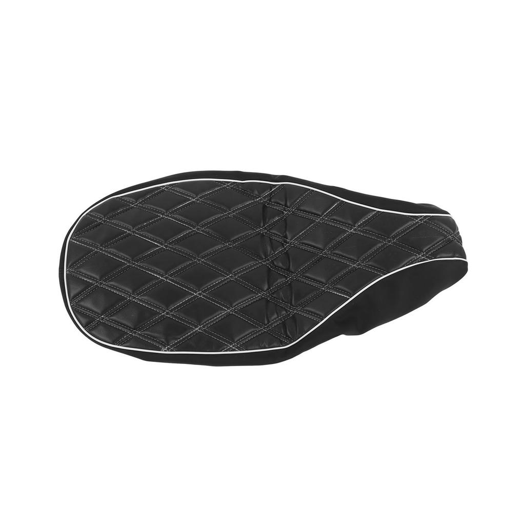 Saddle Leather Cover Replacement for Vespa 125 150 Sprint Fast Ts Super Vbb Vba Vnb GTR GlBlack