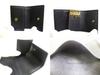 Authentic GUCCI Double G Bamboo Black Leather 6 Pics Key Chain #a533  Open box