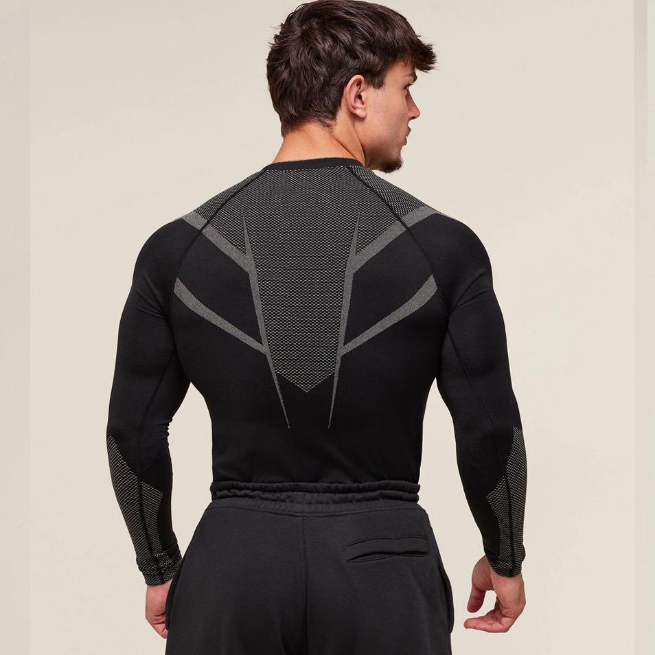 GYMSHARK Дышащий топ с длинным рукавом для бега