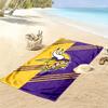 Minnesota Vikings Print Beach Towel, Large Soft Quick Dry Towel for Beach Camping Swimming