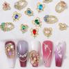 10Pcs Manicure Decor Exquisite Delicate Easy Paste Nail Art Decoration Rhinestones Nail Art Decals