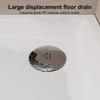 Хромированная крышка сливного отверстия для душа Простая установка Dip Cup Быстрый слив британский стандарт