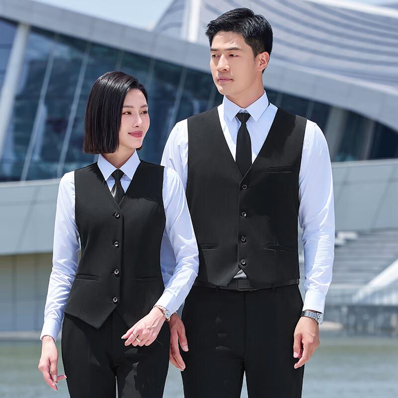Teluoman Unisex Non-Iron Professional Vest