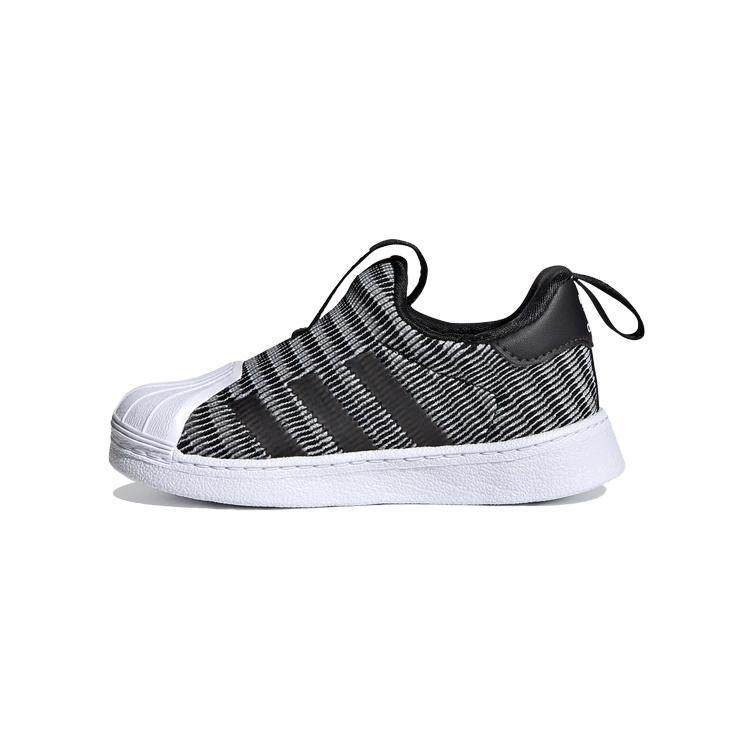 (TD) adidas Superstar 360 I 'Black White' Baby EF6648