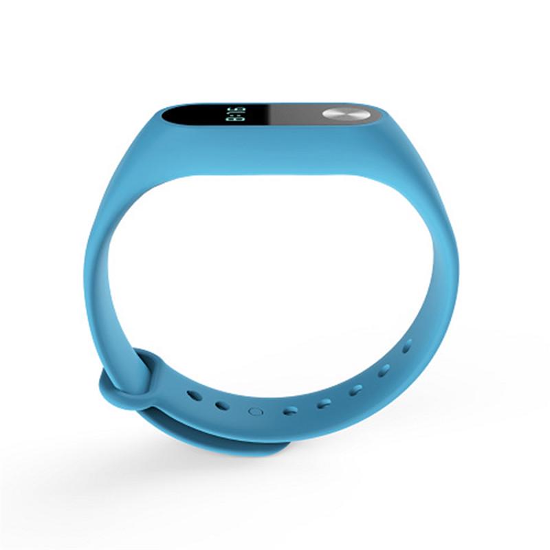 Mi Band 2 Ремешок для браслета Ремешок Miband Замена сплошного цвета силиконовый браслет
