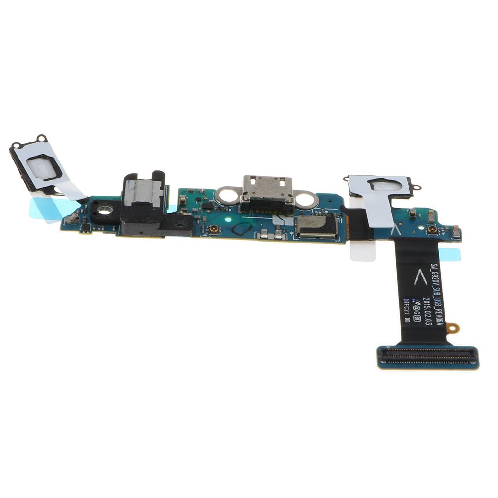 Разъем USB-порта для зарядки Шлейф Замена Для Samsung S6 G920V