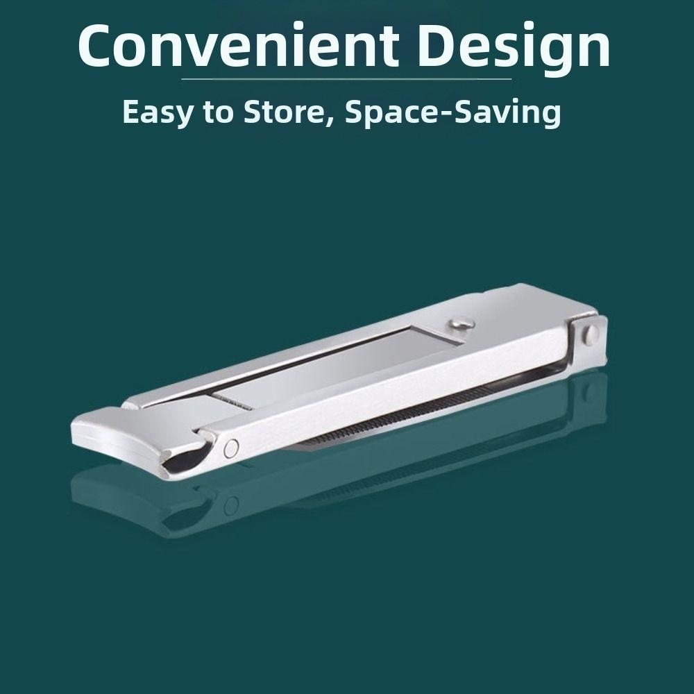 Складные кусачки для ногтей Высокоуглеродистая сталь Нержавеющая сталь Кусачки для ногтей Дом Ногтевой салон