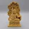 Product Guardian Main Image Wood Carving Mini Buddha Statue No-brand (Fudo Myoo)