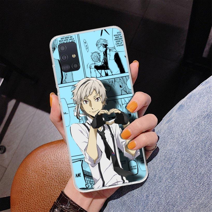 Bungo Stray Dogs Manga Phone Case For Samsung Galaxy A52 A32 A22 A12 A51 A31 A50S A30S A20S A10S Note 20 Ultra 10 Plus S10 A72 A