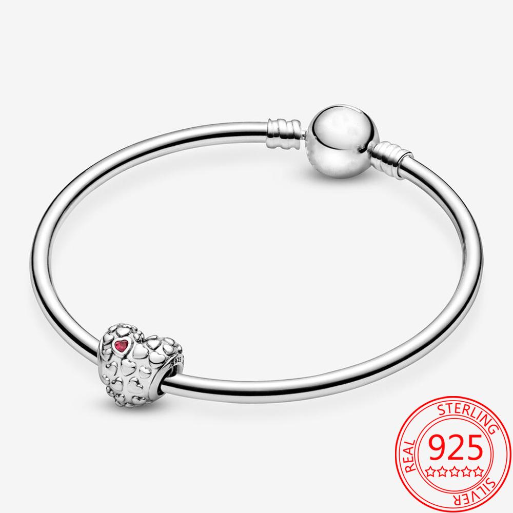 Настоящее серебро 925 пробы, подвеска «Мама на миллион сердец», подходит для оригинального модного браслета и браслета, ювелирные изделия своими руками для матери, подарок