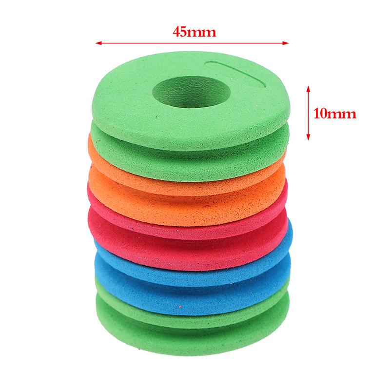 10 шт. катушки из пенопласта Eva, рыболовная намоточная доска, крючок, леска, след, вертлюг для проволоки