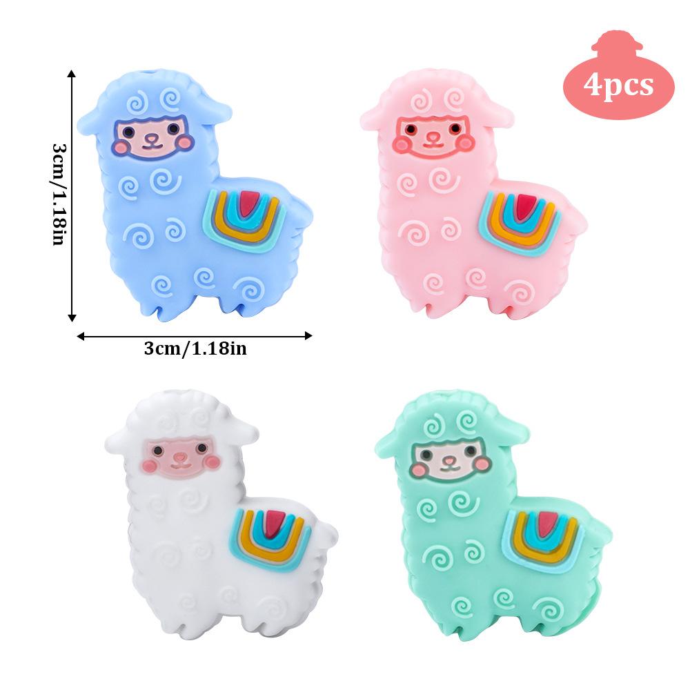 4 шт. Мультяшные Защитные Наконечники для Спиц, Стопоры для Вязальных Спиц, Милые Буквы, Заглушки для Вязания, Аксессуар для Вязания