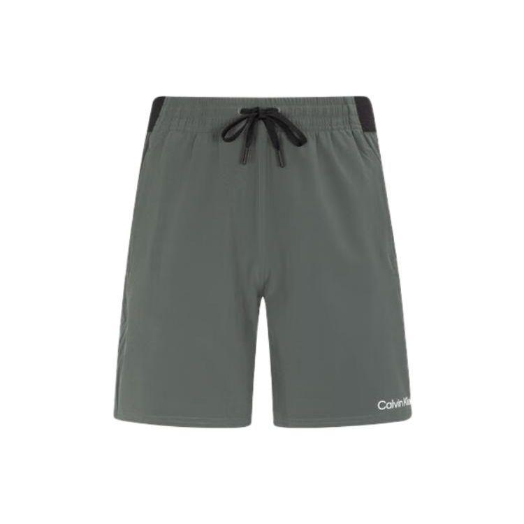 Calvin Klein Шорты мужские с жаккардовым принтом и светоотражающим принтом Moss-Green 4MS3S800-021