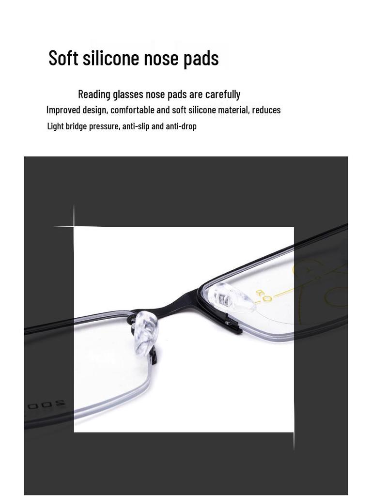 Умные прогрессивные мультифокальные очки для чтения с изменяющим цвет зумом, защитой от синего света и автоматической регулировкой для ближнего и дальнего зрения.
