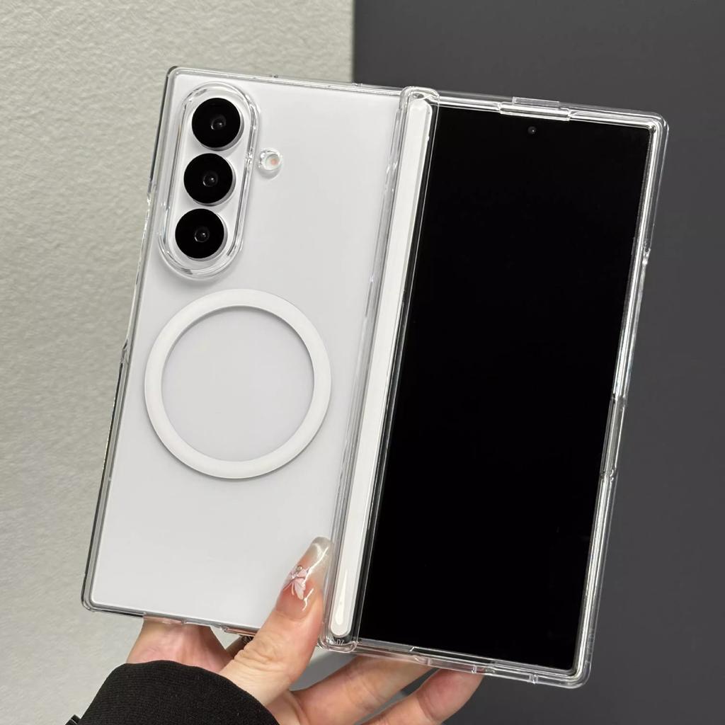 Применимо к чехлу для мобильного телефона Samsung zfold1, магнитный центральный шарнир с передней рамкой w11, прозрачный полностью закрывающий чехол ZFold1 с защитой от падения