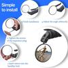 Bike Mirror 360 Degrees  Adjustable Rotatable Handlebar Mirror Convex  Mirror with 2 Allen Wrench for