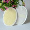 Oval Loofah Exfoliating Pad: Bath & Face Cleansing Scrubber for Hotel Rooms