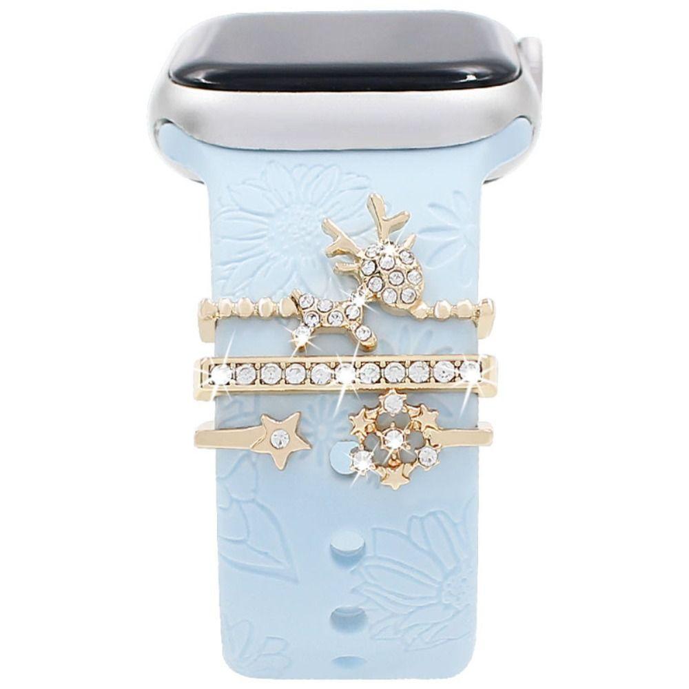 Ювелирный ремешок Декоративное кольцо Бриллиант Бриллиантовое украшение для ремешка Apple Watch Ремешок для часов