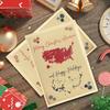 4/8/16 шт. 2024 Счастливого Рождества США открытки Товары Патриотические праздничные поздравительные открытки Открытки для творчества в свободном пространстве