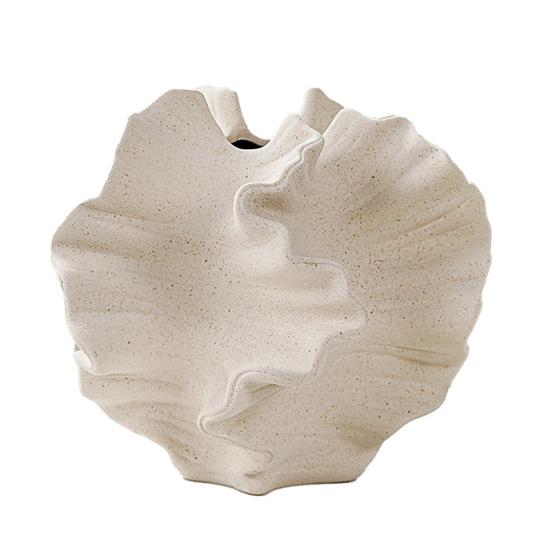 Богемская керамическая ваза в форме цветка, ваза в стиле пампас, минималистская настольная ваза в скандинавском стиле для каминной полки, обеденного стола, декора офисного стола