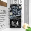 Абстрактный Чехол для Телефона с Забавным Рисунком Призрака для Samsung Galaxy A56 A42 A14 A55 A16 A54 A36 A53 A52 A51 A06 A04 5G Мягкий Чехол Y2K