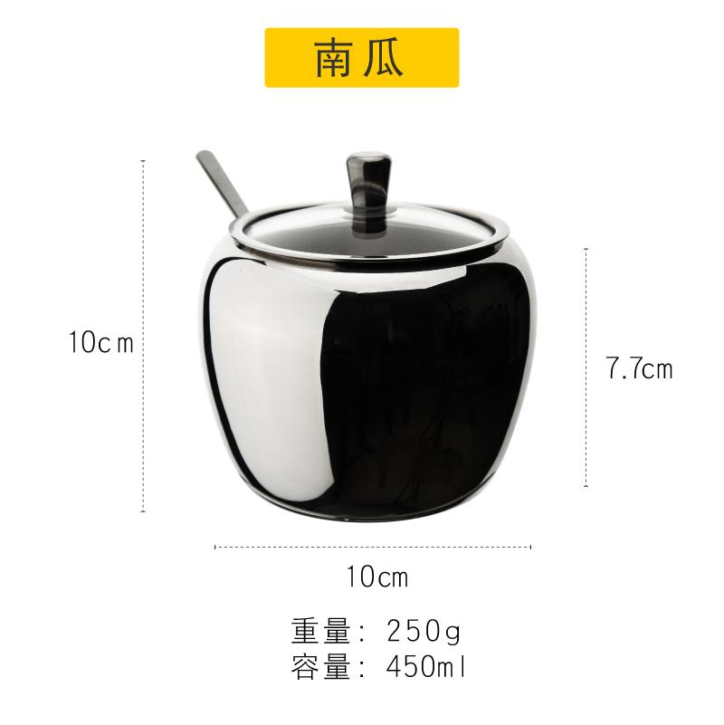 Коробка для приправ из нержавеющей стали Кухонные принадлежности Контейнер для специй Баночка для специй Бутылочки для приправ Сахарница Солонка Банка для приправ