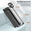 For iPhone 15 Case TPU+PC Clear Back Lens Protection Cellphone Cover