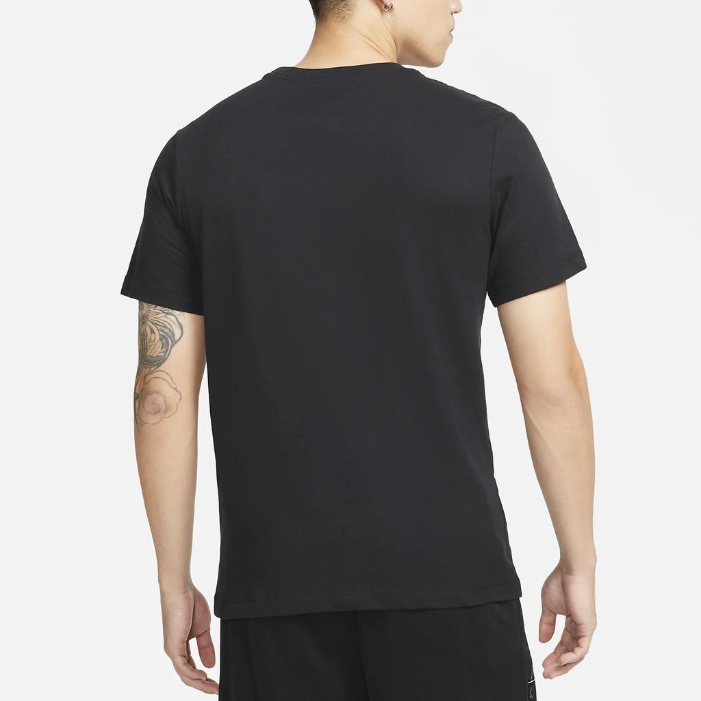 Nike Футболки Мужские Черные С Круглым Вырезом Умеренный Прямой Крой DN2977-010