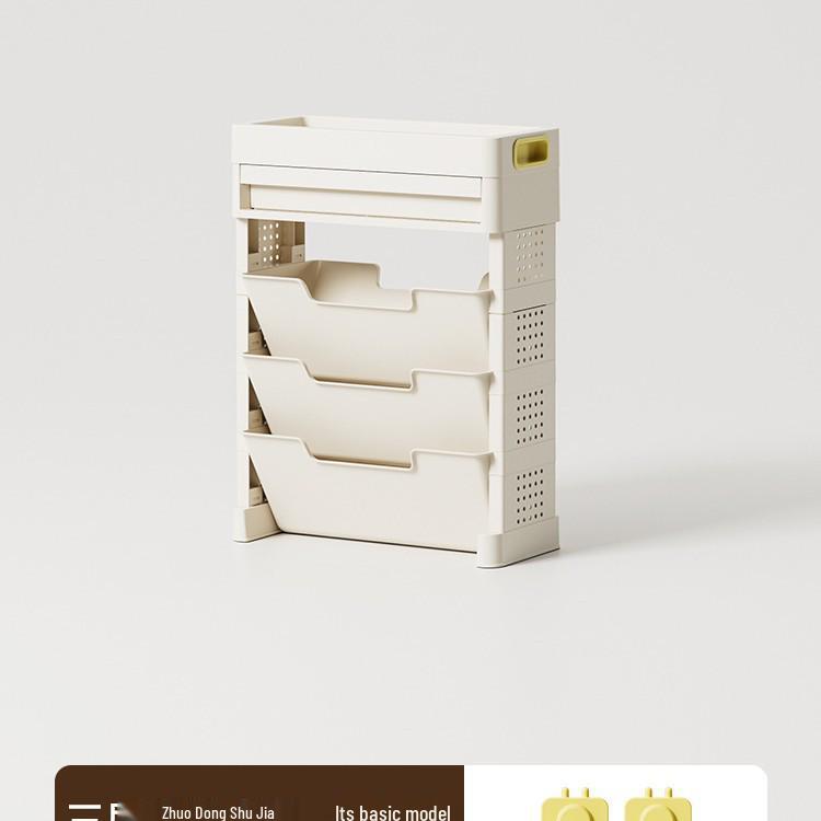 Movable Bookshelf & Storage Rack for Students