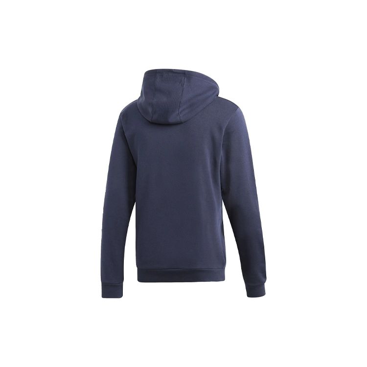 Adidas Sporty Knit Hooded Jacket Men Outerwear Blue DQ3117