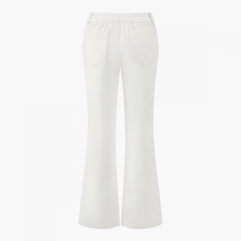MunSingwear Women S Corduroy Bootcut Ivory Mr422lpto3