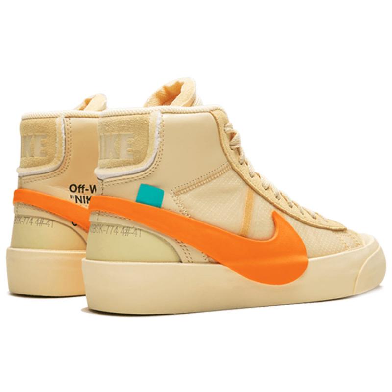 Nike Кроссовки Blazer Mid Off White All Hallow's Eve Обувь для скейтбординга AA3832-700