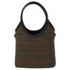 Miu Miu Ivy Adjustable Detachable Shoulder Strap Logo Plaid Fabric Shoulder Crossbody Tote Bag Women handbags Dark-Green Black 5BA281_2DU5_F0466_V_OLN