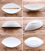 East CAFE Leaf Set of Curry Cafe Tableware Bowls, 27cm, 2, Dishes, Tableware, Western-Style (White)