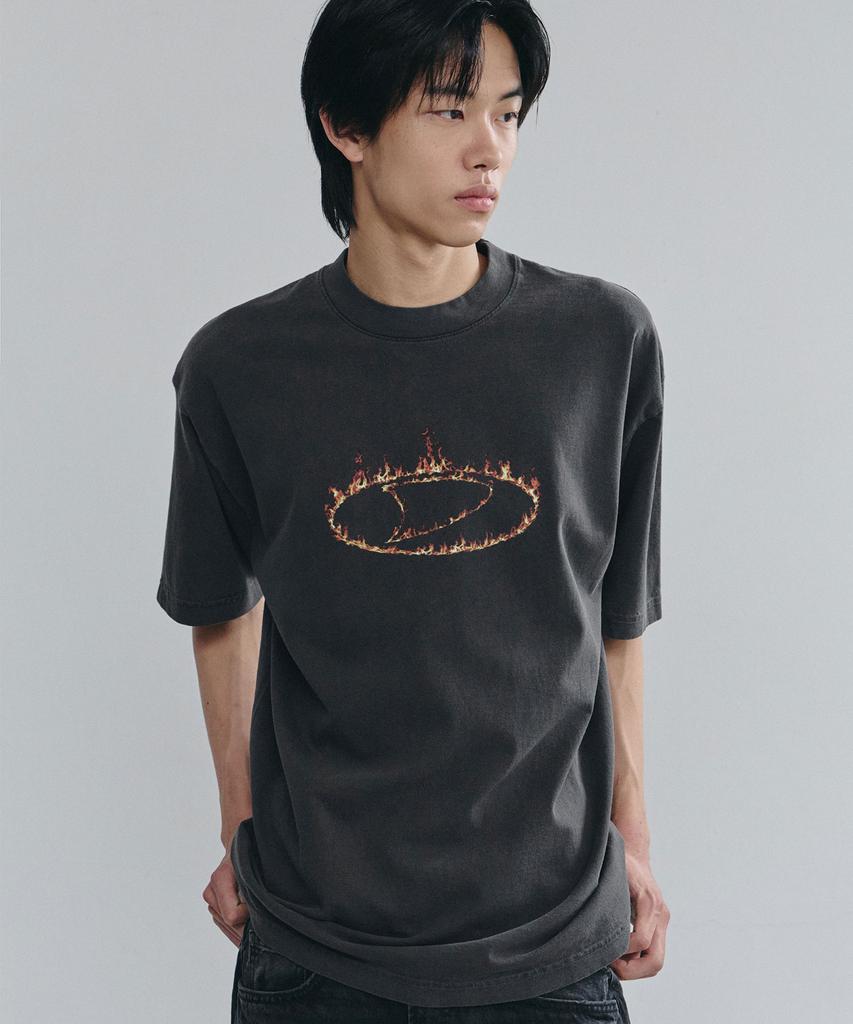 DIMITO Blaze D-Axis Ssv Gd 6.5Oz Tee Vintage Black
